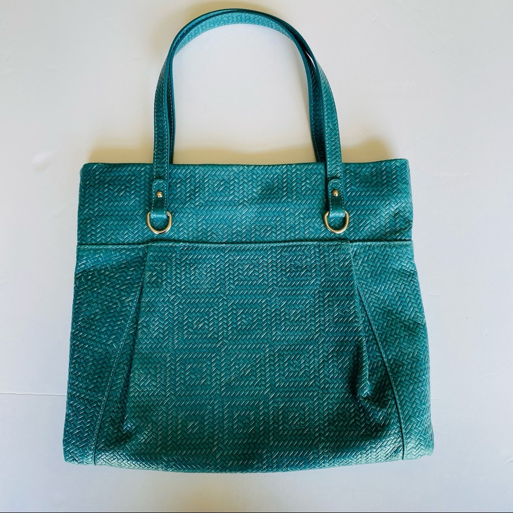 Gianni Chiarini, genuine leather purse, turquoise